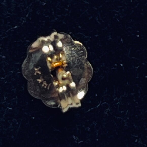 Honora 14k Gold And Chocolate Freshwater Pearl Pierced Stud Earrings (5983) - Picture 5 of 6